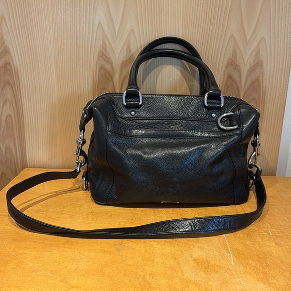 Rebecca Minkoff Satchel Handbag Black Leather - Picture 2 of 4